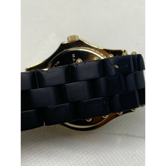 Marc by Marc Jacob’s women gold black tone watch 35mm round case running - Picture 7 of 10